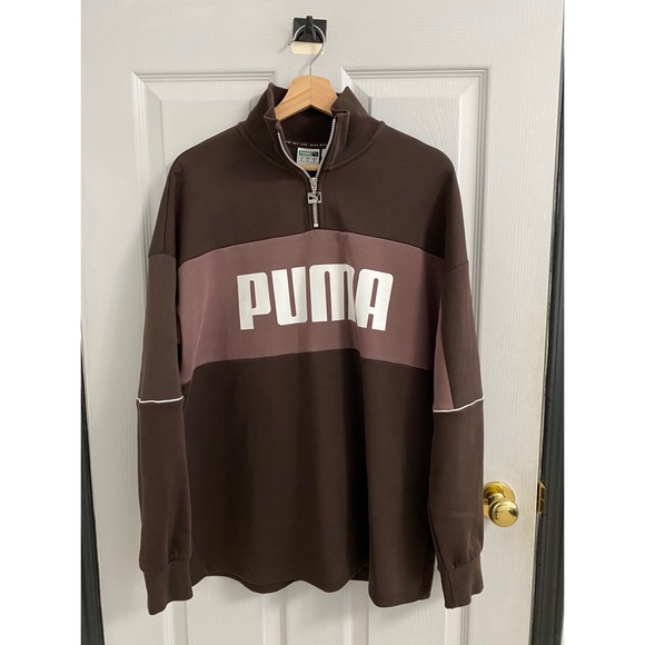Puma Other - PUMA // 90s Quarter-Zip Burgundy // M